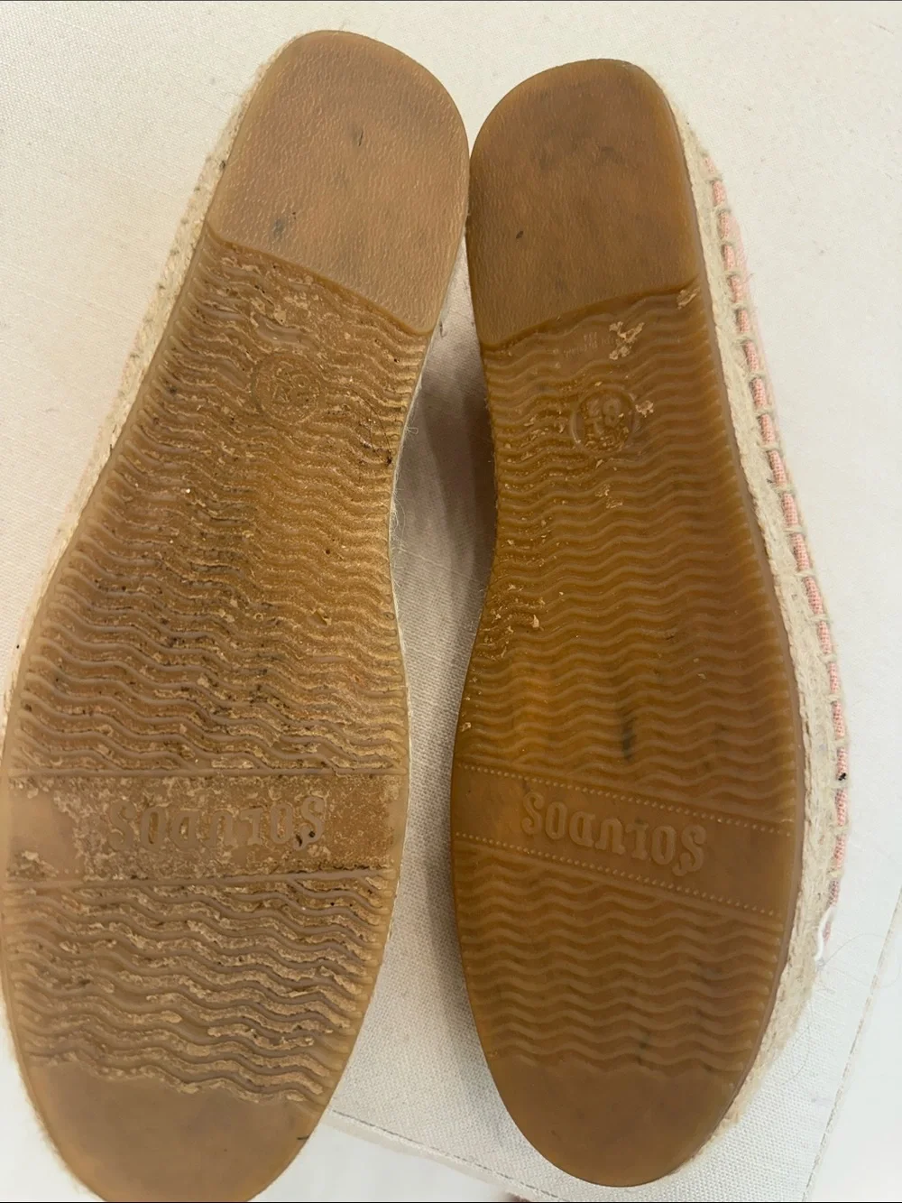 Soludos Pink 'ciao bella' Embroidered Espadrille Slip-Ons